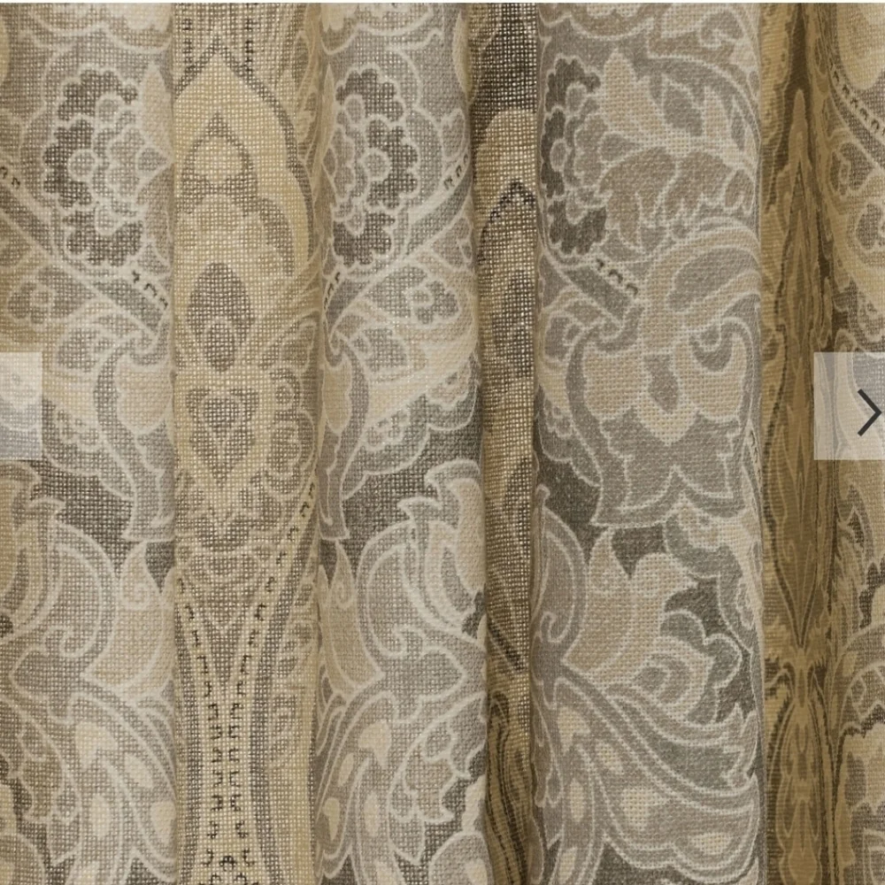 Pottery Barn Mackenna Paisley Printed Curtain 50x96 Panel